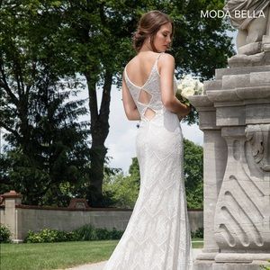 Mary’s Moda-Bella Wedding Dress (Style MB2008) NWT